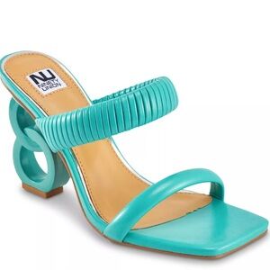 DSW Ninety Union Turquoise Heels